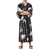 Dita Tokyoin Traditional Made In Japan Cotton Yukata Robe (Japanese Pajama Kimono) Easy Wearing set2