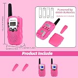 Retevis RT389 Walkie Talkies for Kids 8 Channel 99 Codes 1 Pair Pink view 7