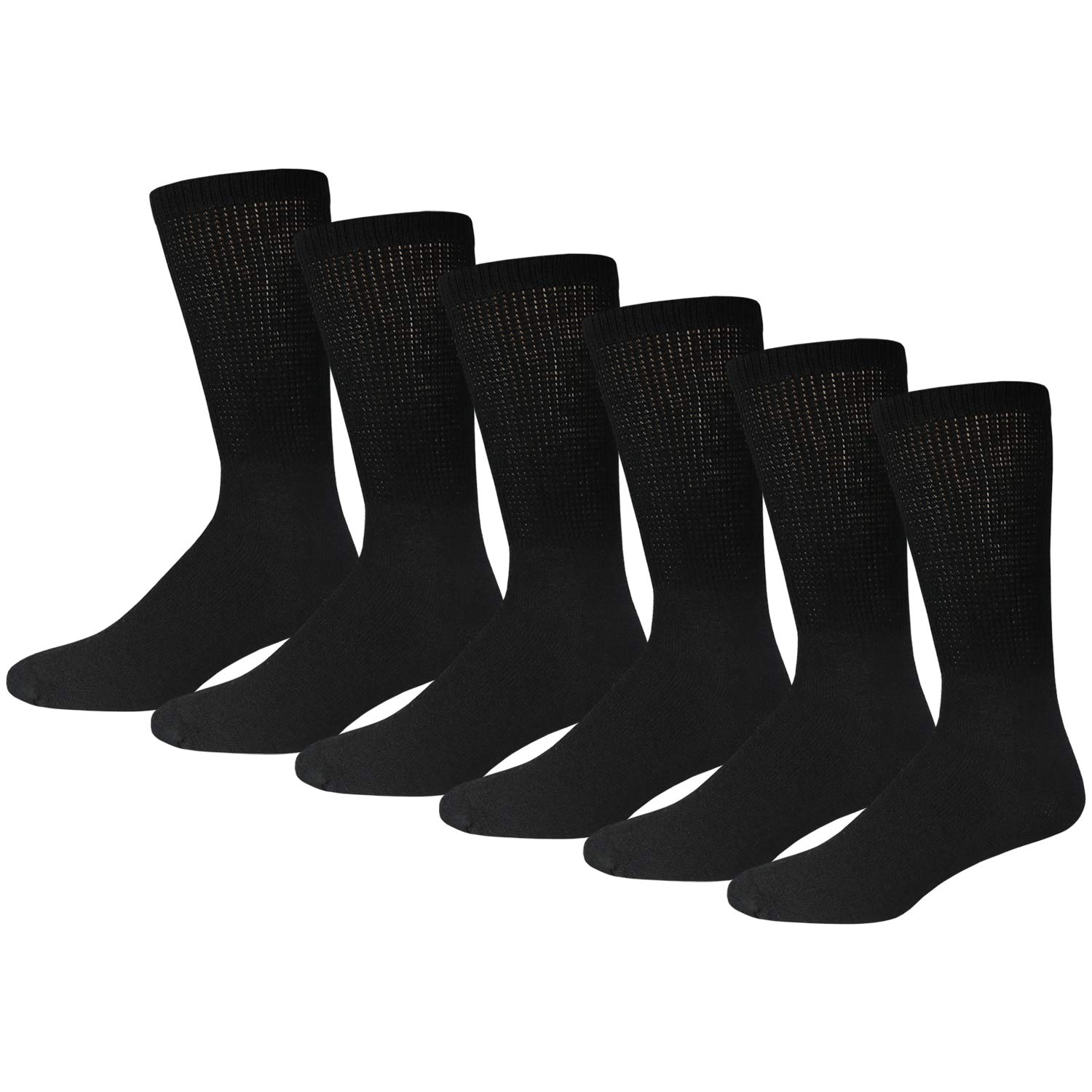 Big and Tall Diabetic Neuropathy Cotton Socks, King Size Mens Athletic