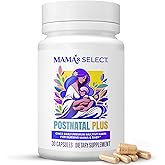 Mama's Select Postnatal Vitamins – Boosts Hair Recovery, Milk Supply, & Wellness – Allergen-Free, Vegan, MTHFR Friendly, Methylated Folate & B Vitamins, Easy-to-Swallow, No Biotin - 30 Capsules