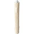 PENN-PLAX Bird-Life Calcium Bird Perch – Naturally Trims Nails & Beak – Ideal for Cockatoos, African Greys, Conures, and Other Medium Birds – Off-White – 8” Long