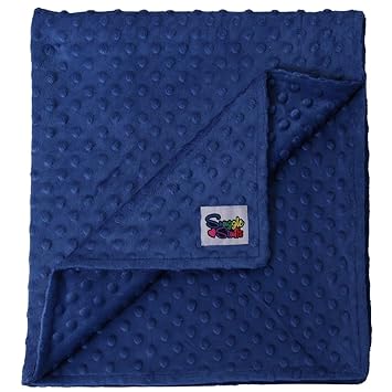 minky dot blanket