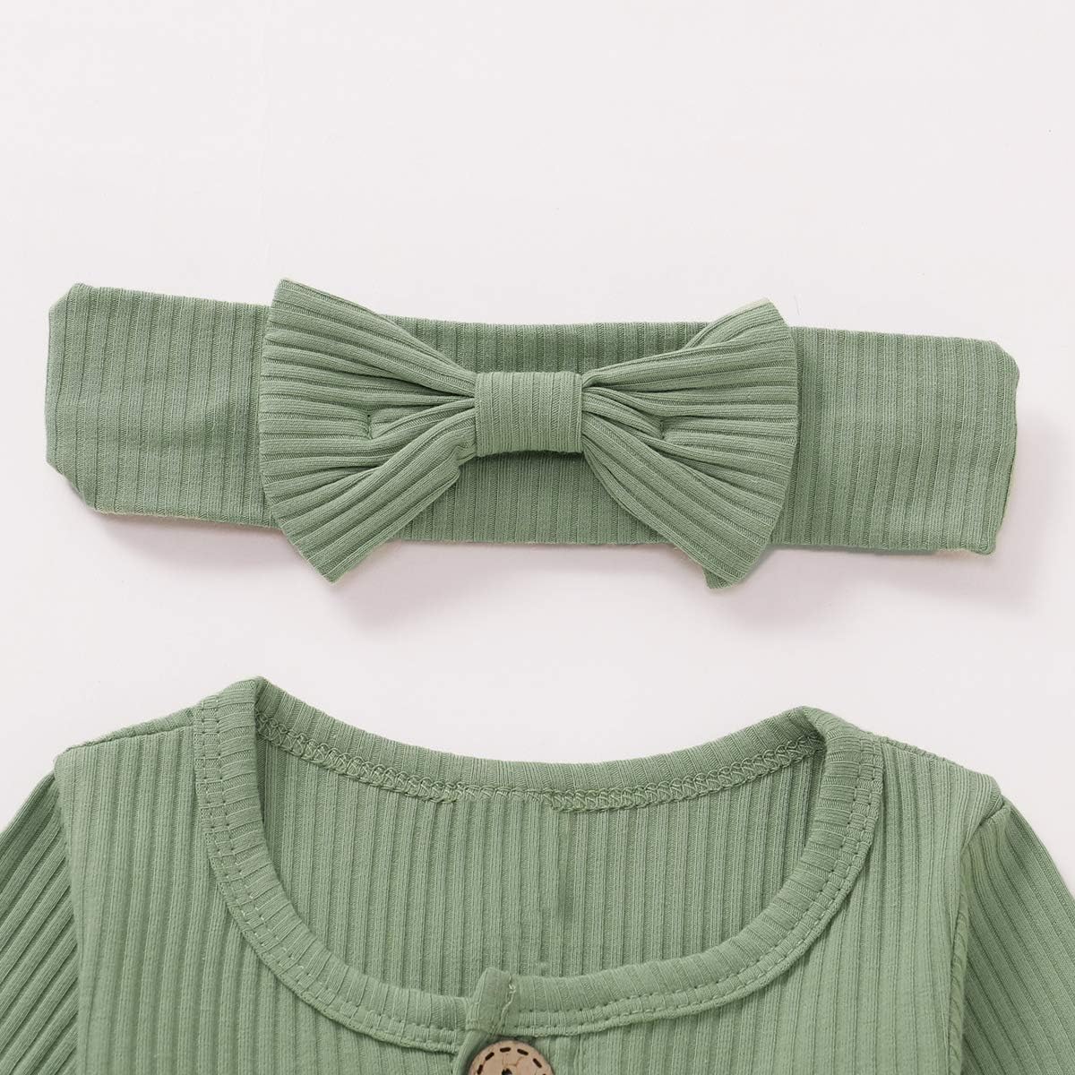 Dramiposs 4Pcs Newborn Girls Boys Nightgowns Infant Sleepwear Long Sleeve Outfit with Pacifier Clip: Clothing