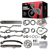Torchbeam Timing Chain Kit for 1995-1997 Nissan Pickup 2.4L, Replaces 76037 | Fit for 1990-1994 Nissan D21 2.4L XE, 1989-1990 240SX 2.4L SE, Replaces 76037, AW9206
