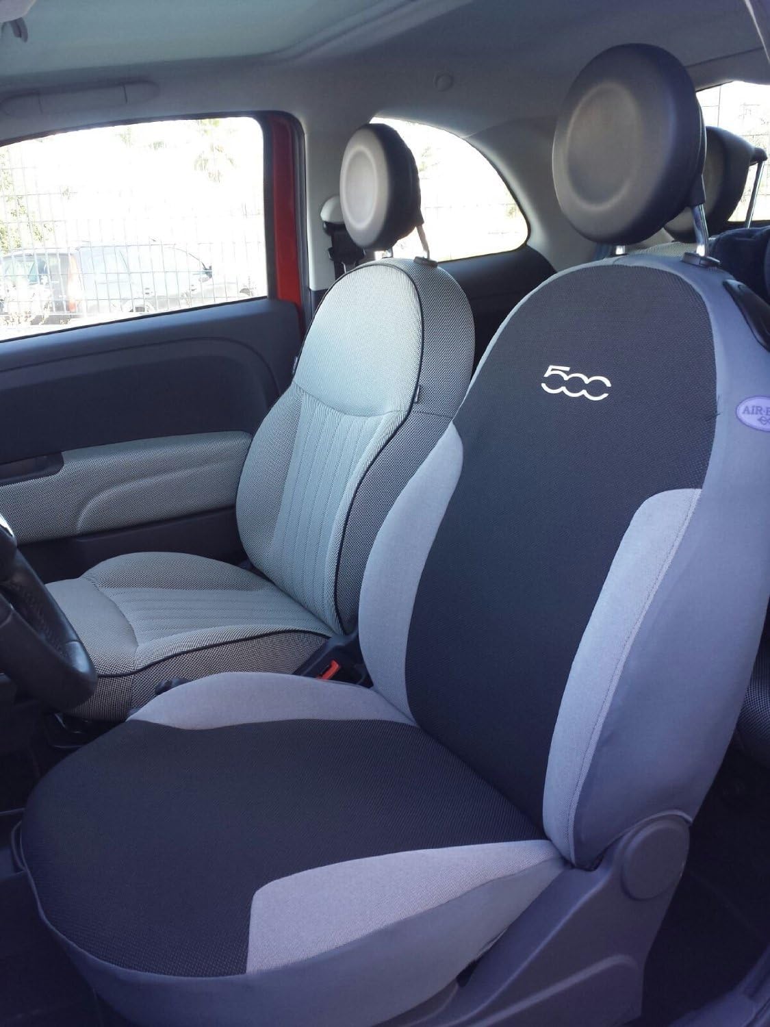 Car Seat Covers Set for Fiat 500 2007 specify whole or split