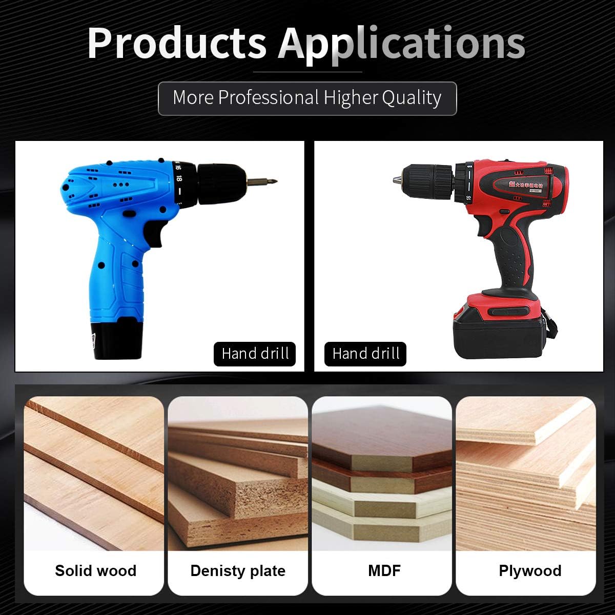 Dowel Pins Tools & Home Improvement Solid 8pcs Hollow Dowel Drill