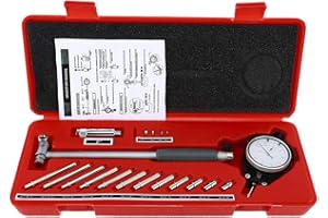 BINGOX Industrial Tools Dial Bore Gauge Kit - Precision Cylinder Measurement Tool 2"-6" Range, 0.001" Graduation Interval