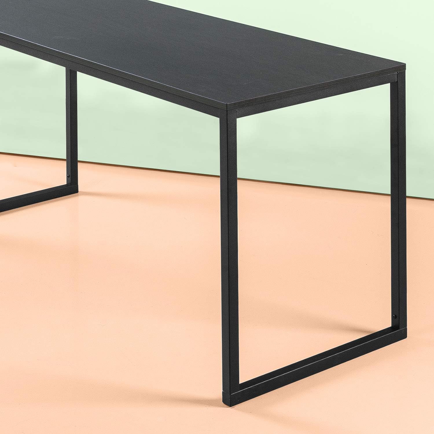 Zinus Jennifer Modern Studio Collection Soho Rectangular Dining Table / Table Only / Office Desk / Computer Table, Espresso: Furniture & Decor