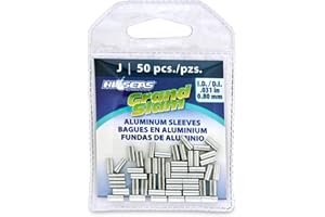 HI-SEAS Grand Slam Aluminum Fishing Line Crimp Sleeves - Retail Pack, Durable and Strong Crimps for Monofilament 40lb Test up to 600lb Test for Saltwater Fishing Leaders