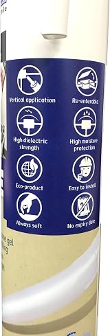 WISKA Onegel Transparent Silicone Gel 300ml Electrical Sealant view 3