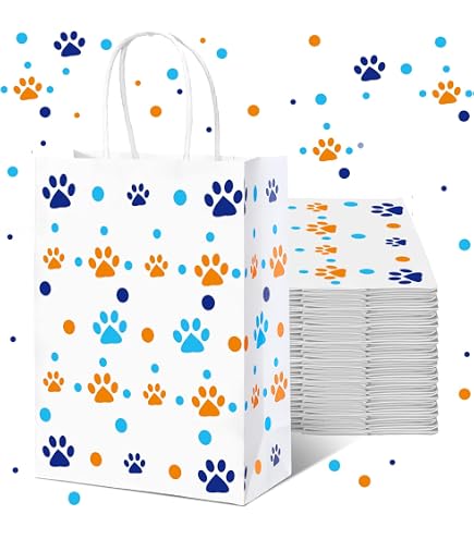 53PCS Blue Orange Dog Birthday Party Decorations For Boys...