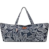 ELENTURE Large Yoga Mat Bag for Women Men, Travel Gym Bag for Pilates Office Beach Workout, Yoga Mat Tote Carrier with Mat Strap for 1/4" 1/2" Thick Exercise Yoga Mat
