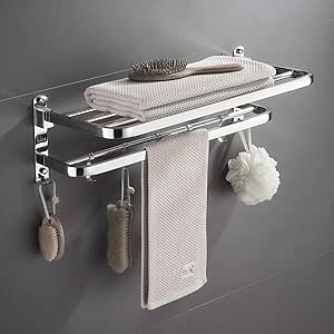 LAZY SPORTS Acobonline Toallero Doble Plegable de Acero ...