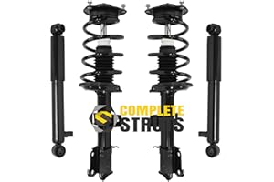 COMPLETE STRUTS COMPLETESTRUTS - Front Quick Complete Strut Assemblies with Coil Springs and Rear Shock Absorbers Replacement for 2011-2013 Kia Sorento - Set of 4