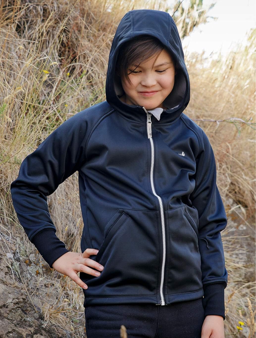 Therm Boys Rain Jacket, Ultra-Soft Kids Raincoat - Waterproof, Fleece Lined Coat: Clothing
