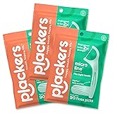 Plackers Micro Mint Dental Floss Picks, 90