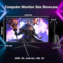 Sealan 27inch 2k Curved Gaming Monitor QHD 165HZ