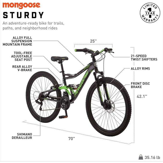 mongoose twist shifters