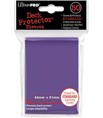 Amazon.com: Ultra Pro 50ct Pro-Matte Purple Standard Deck