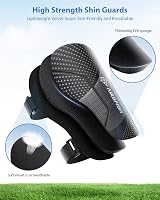AirsFish CE Shin Pads Boys Kids Football Shin Guards Breathable Non Slip view 2
