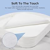 BREENHILL Disposable Face Cradle Covers 100 Count Ultra Soft Massage Covers view 4