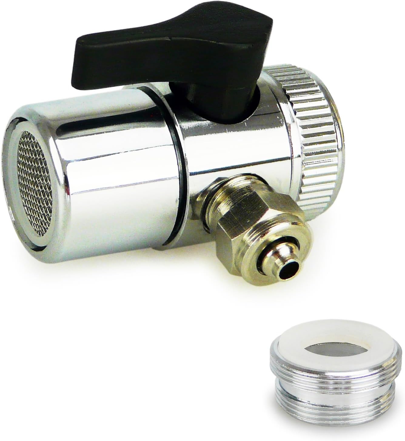 smardy Reverse Osmosis Feed Connection Valve Fitting Incl. Adaptor Thread Connection for Water tap Faucet Water Filter Osmosis - Image 3