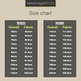 New Edge Blinds Thermal Blackout Grey 50cm x 165cm Roller Blind view 8