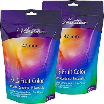 Amazon De Amor Vibratissimo Meine Grosse 47mm 100 Stuck Kondome Verschiedene Farben
