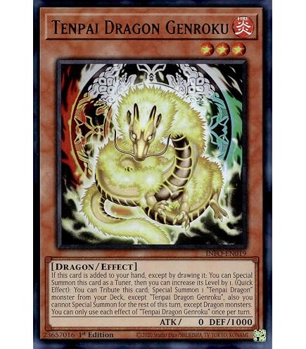 YU-GI-OH! Tenpai Dragon Chundra - LEDE-EN018 - Common
