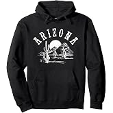 Arizona AZ Pride Cactus Vintage Pullover Hoodie