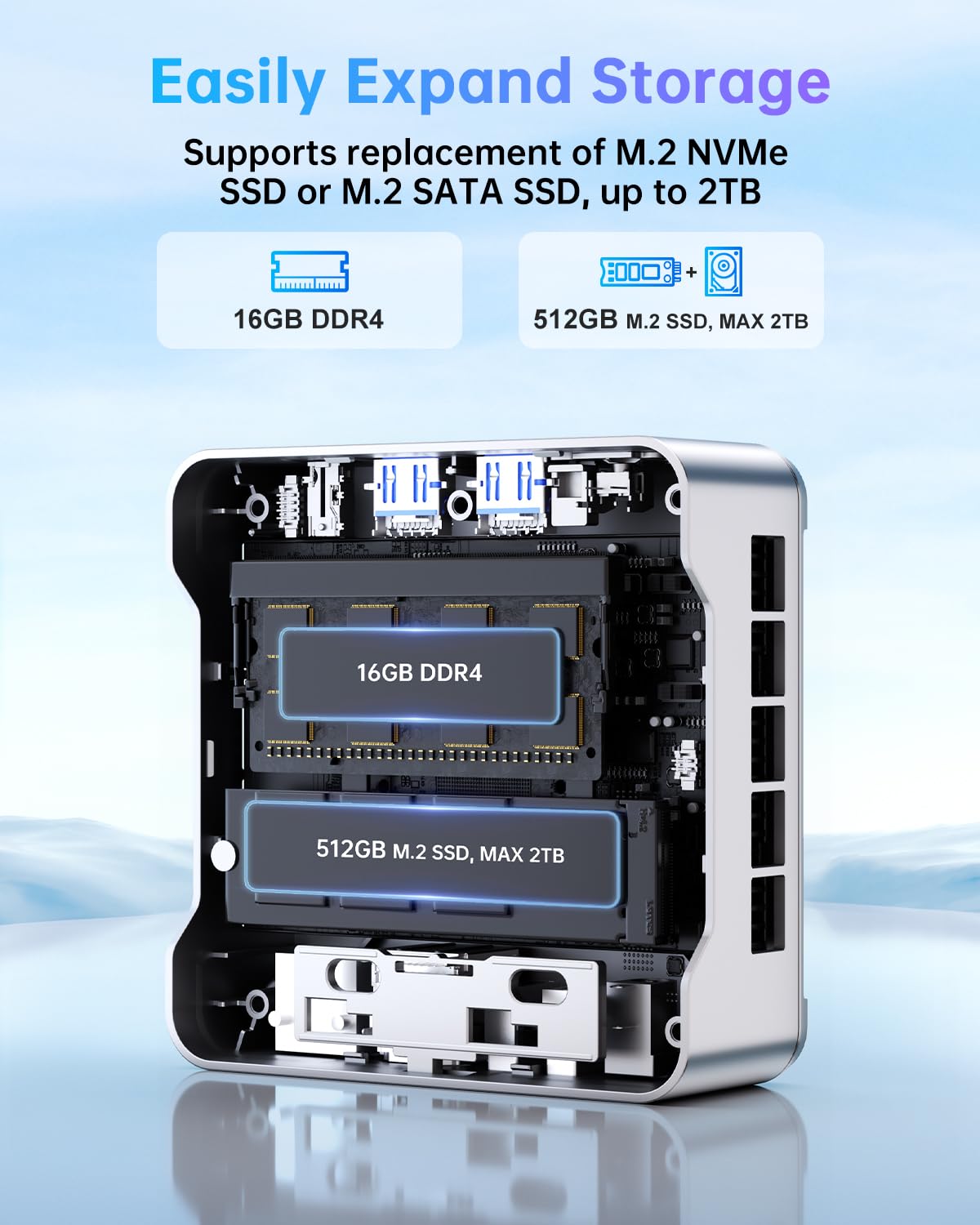Mua NiPoGi Pinova P2 Mini PC W-11 Pro, АMD Ryzen 4300U(bis zu 3,70 