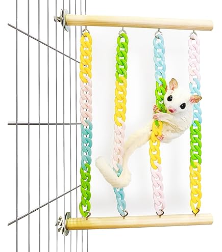 4-Pack Self-Adhesive Climbing Mats For Sugar Gliders & Small Pets - Felt Scratch Pads For Cage Walls