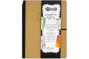 Ranger Dyan Reaveley's Dylusions Creative Dyary Scrapbooking & Stamping, Black