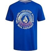 Volcom Boys T Shirt Cotton Blend Short Sleeve Graphic Tees for Boys | Breathable Cotton Blend T Shirt for Boys -Short Sleeve Crewneck Fit, Fun Graphic Artwork for School, Play or Weekend Style