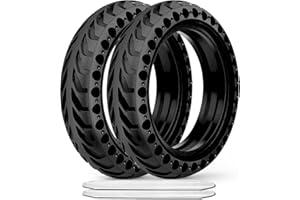 BABEJIA 2-Pack 50/75-6.1 Scooter Tires Tubeless, Upgrade Your Ride with 8.5x2 Airless Tires, 8 1/2 x2 Replacement Tyres Compatible with Gotrax GXL V2/XR/APEX, Hiboy S2, etc, Puncture-proof