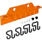 Lineman Tool Board for Bucket Trucks Heavy Duty Tool Organizer with Two 3" and Two 2" Aerial Bucket Hooks,Linework Bucket Truck Accessories