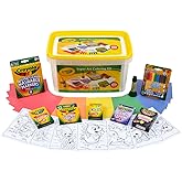 Crayola Super Art Coloring Kit (100+ Pcs), Arts & Crafts Set for Kids, Coloring Supplies for Classrooms, Gifts, Styles Vary [