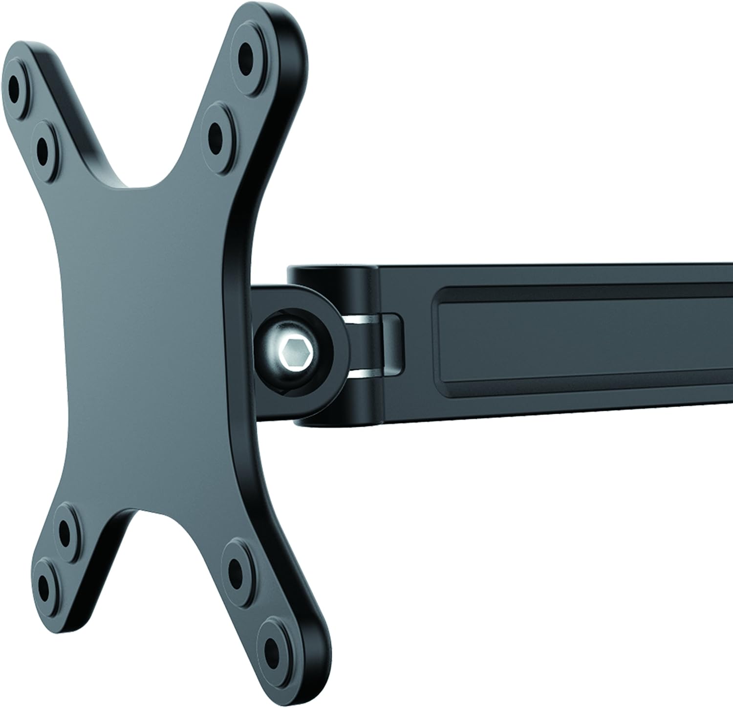 StarTech Wall-Mount Monitor Arm - Dual Swivel, Black - Image 5