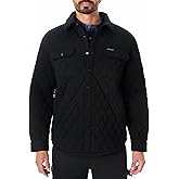 Smith's Workwear Snap Closure Diamond Quilted Knit Shirt-Jac