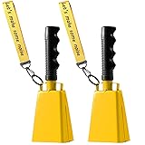 Cow Bells with Wrist Strap - Cowbell with Handle
