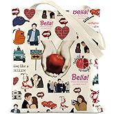 Twilight Tote Bag for Women, Twilight Merch, Vampire Merch, Edward Vampire Gift, TV Show Inspired Gifts for Fans Movie Lovers, Reusable Canvas Cute Shoulder Bag for Shopping, Grocery, Work, Book