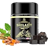 Eullsi Pure Shilajit Gummies for Men & Women, Organic Ashwagandha Gummies, 85+ Trace Minerals & 75% Fulvic Acid for Energy, Stamina & Immune Support, Vegan Non-GMO, 60 Count
