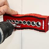 Milescraft DrillBlock+ Drill Guide 9 Sizes 4–12mm Precision Drilling Jig view 4