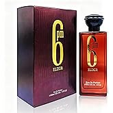 A CENTER 6pm Elixir Men's Eau de Parfum 3.4 Fl Oz Warm Woody Cologne Long Lasting Fragrance Amber Tobacco Scent Gift for Him