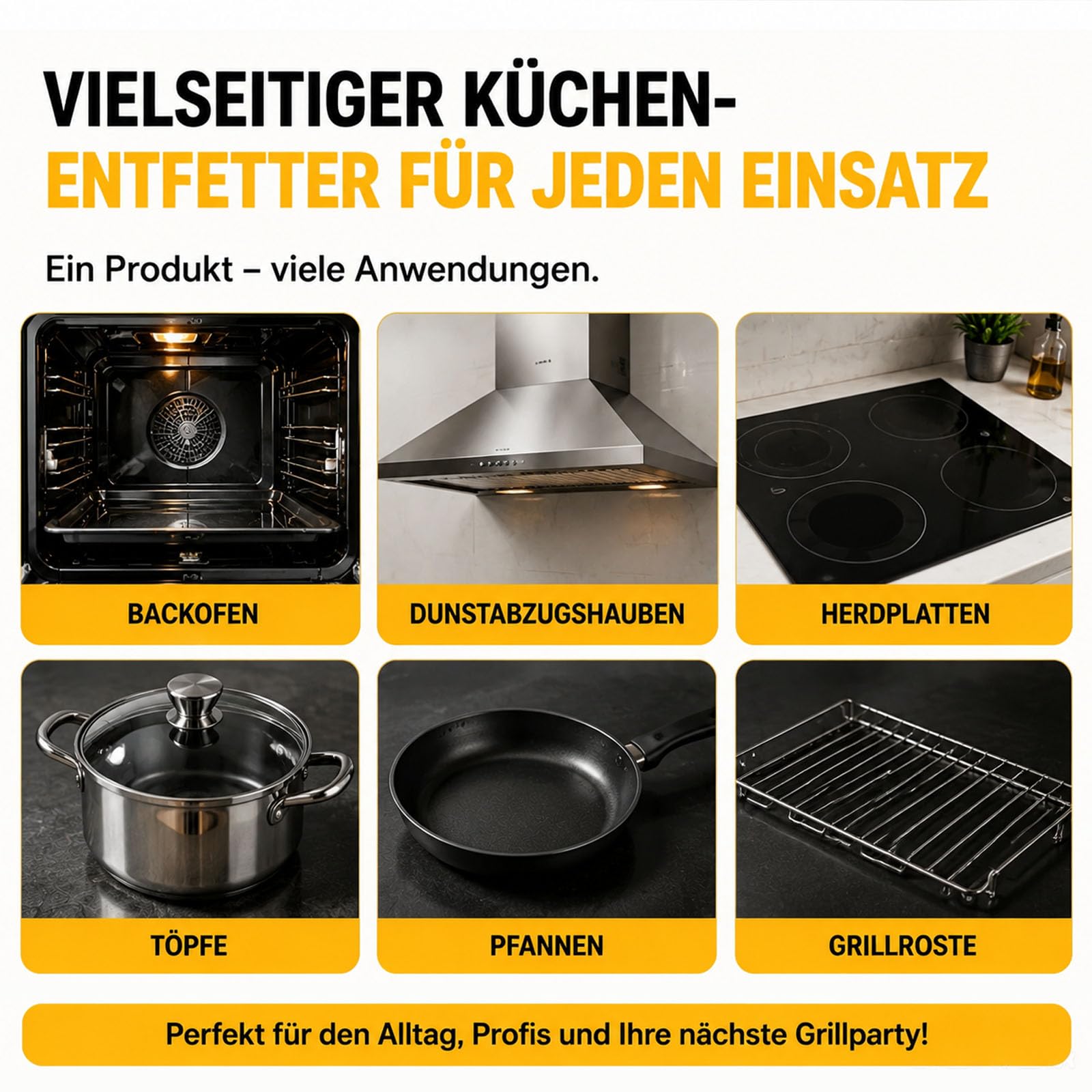 120ML Grillreiniger Extra Stark, Backofenreiniger & KüChenreiniger, Gegen Eingebranntes Fett & öL, Backofen Herdplatte Grill (2PCS) 7