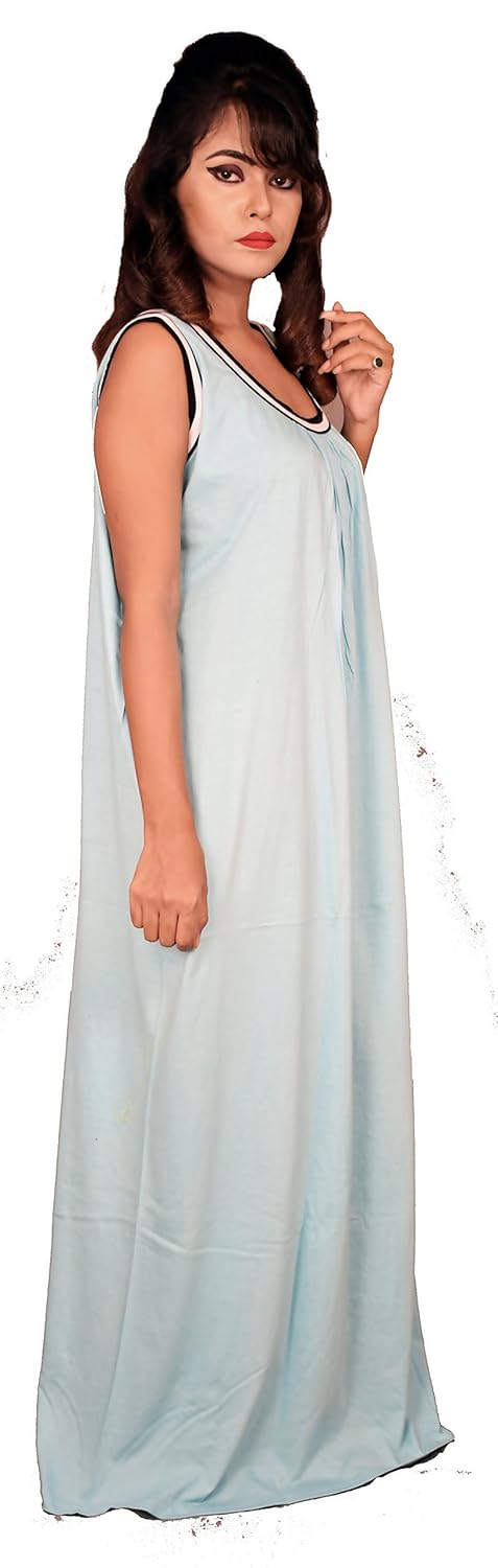 clymaa women's very soft cotton special summer nighty