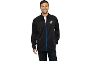 Vantage Apparel Men's Collegiate Full Zip Soft Shell Micro Fleece Jacket