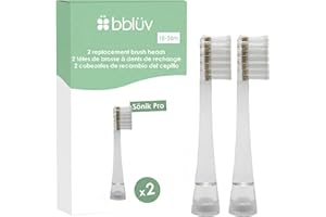 bblüv Sönik Pro Replacement Brush Heads (18–36 Months) – 2 Count – Soft BPA-Free Bristles – Compatible with Sönik Pro Electri