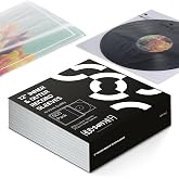Hudson Hi-Fi Anti-Static Vinyl Record 250 Inner 250 Outer Sleeves - Ultimate LP Protection from Scratches, Dust &amp; Dirt- Acid Free Thick Rice Paper