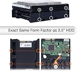 Icy Dock MB082SP 2 Bay 2.5" SSD HDD to 3.5" Bay Bracket Metal Quick Eject view 3